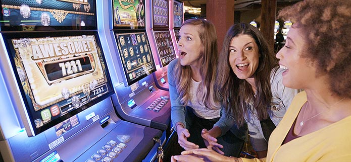 The Mill Casino resort hotel playing slots