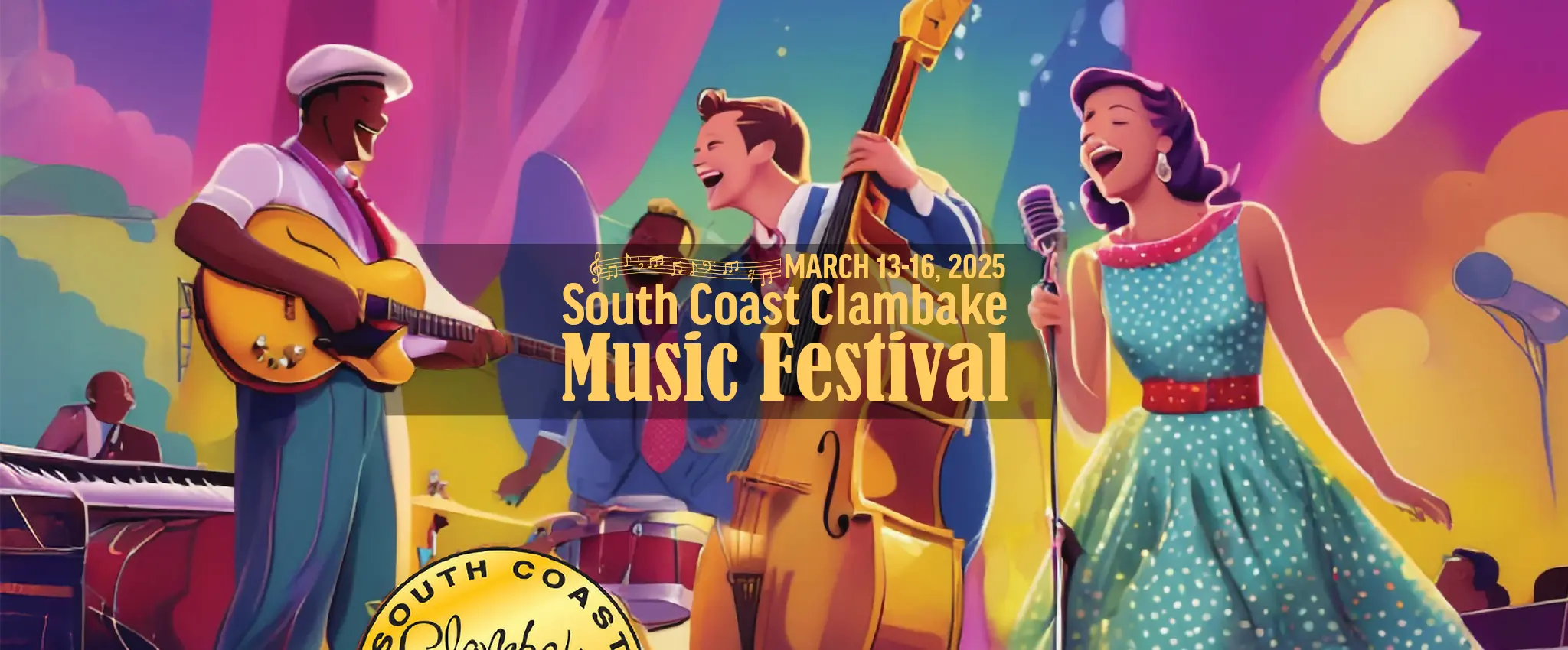 South Coast Clambake Music Festival Logo