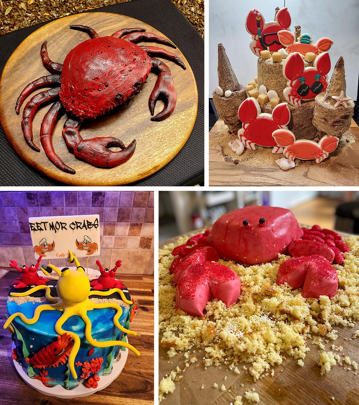 Happy Crab Sheet Cake – Tiffany's Bakery