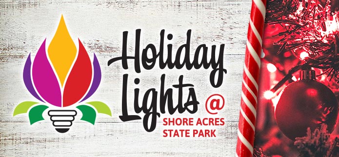 Holiday Lights at Shore Acres State Park - Logo