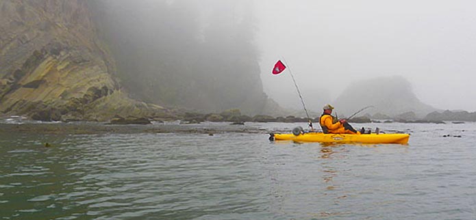 Kayak Fishing On The South Coast