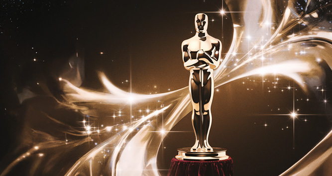 Egyptian Theatre 2026 Oscar Shorts Film Festival Page Header with Oscar Statue