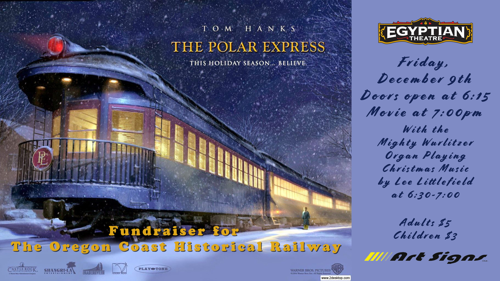 Polar Express at the Egyptian Theatre