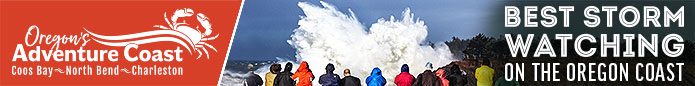 Huge Wave Crash - Best Storm Watching on the Entire Oregon Coast